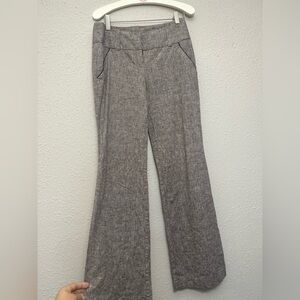 BCX Gray Flare Pants with Elastic Waistband